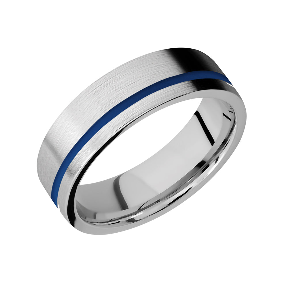 Men's ring Signet rounded thin