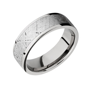 Classic Meteorite Inlay Men's Band - Talisman Collection Fine Jewelers