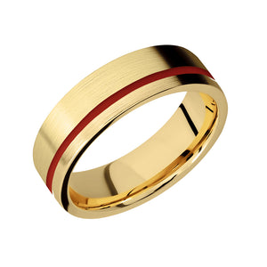 Thin Blue Line, Thin Red Line Ring - Talisman Collection Fine Jewelers