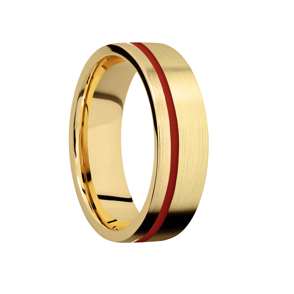 Thin Blue Line, Thin Red Line Ring - Talisman Collection Fine Jewelers