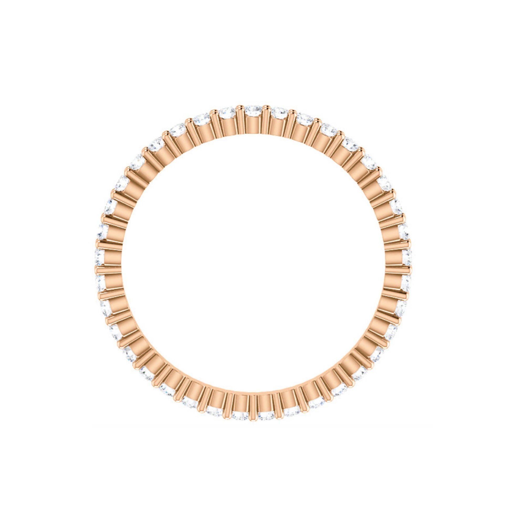 Diamond Eternity Band in White, Yellow or Rose Gold - Talisman Collection Fine Jewelers