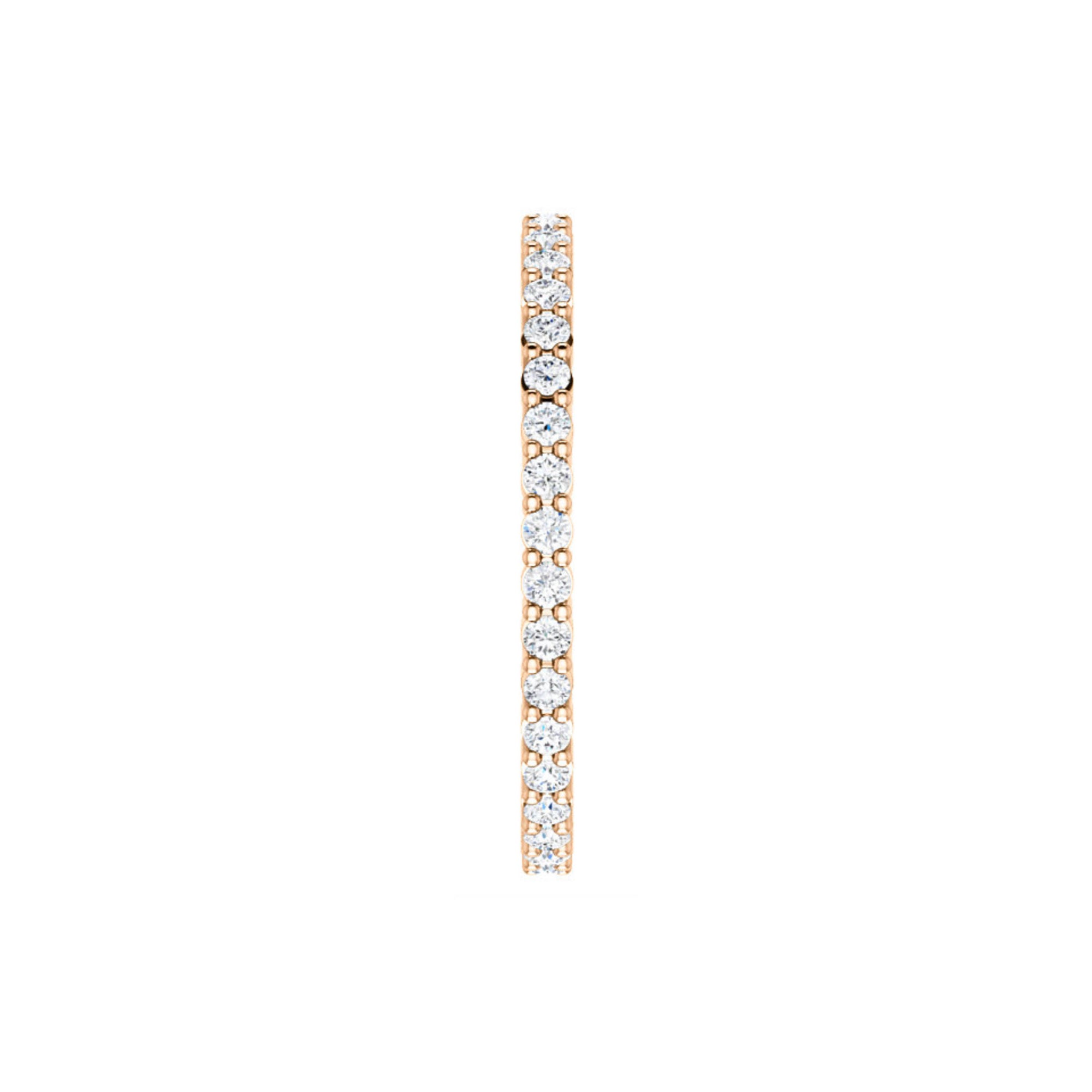 Diamond Eternity Band in White, Yellow or Rose Gold - Talisman Collection Fine Jewelers