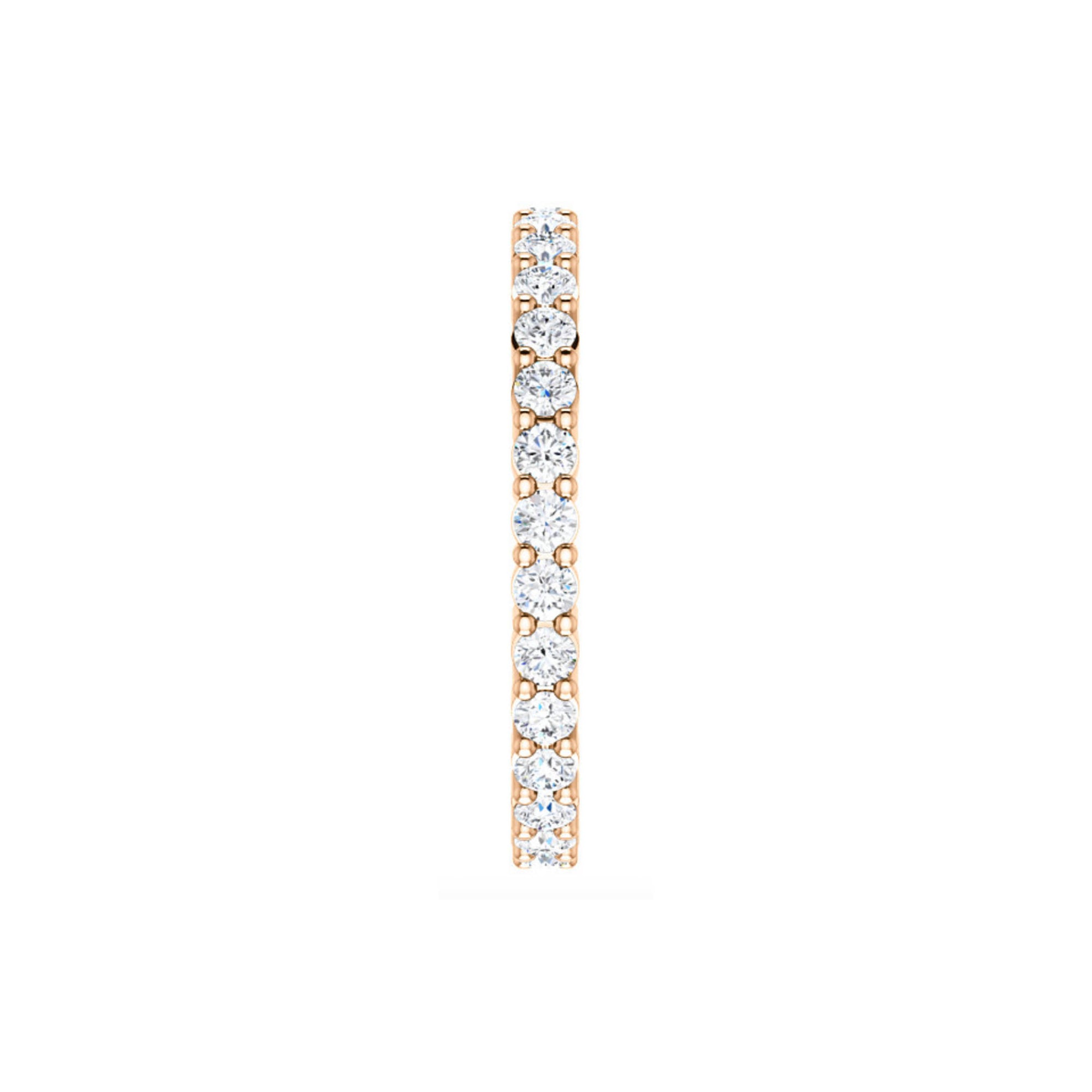 Diamond Eternity Band in White, Yellow or Rose Gold - Talisman Collection Fine Jewelers