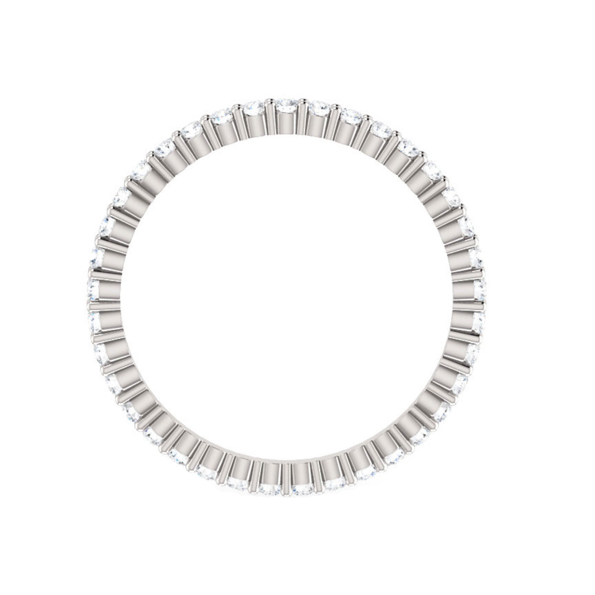 Diamond Eternity Band in White, Yellow or Rose Gold - Talisman Collection Fine Jewelers