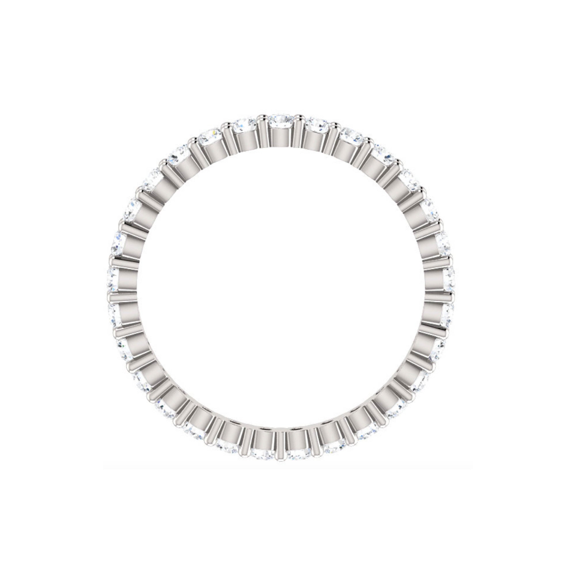 Diamond Eternity Band in White, Yellow or Rose Gold - Talisman Collection Fine Jewelers