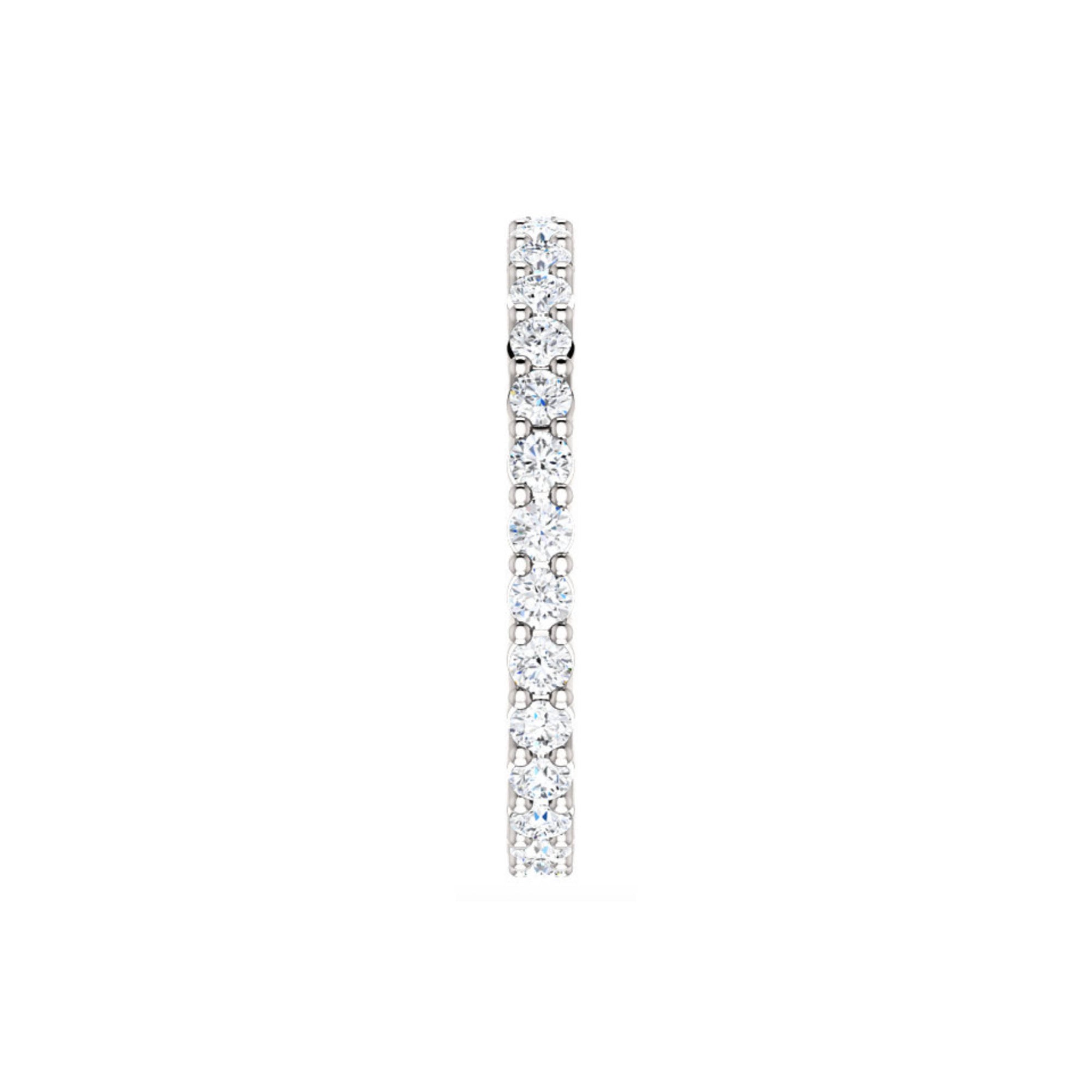 Diamond Eternity Band in White, Yellow or Rose Gold - Talisman Collection Fine Jewelers