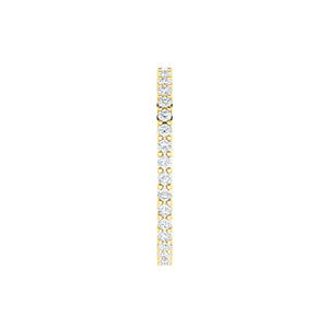 Diamond Eternity Band in White, Yellow or Rose Gold - Talisman Collection Fine Jewelers