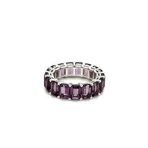 Amethyst Eternity Band by Gemma Couture