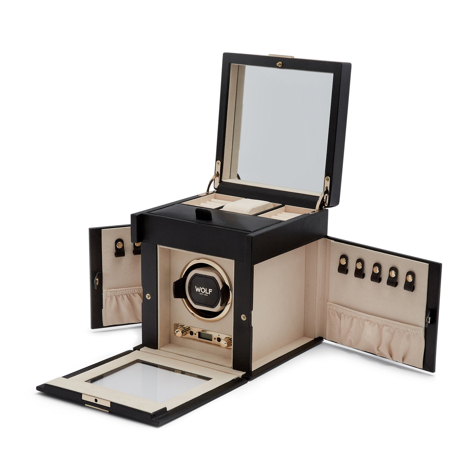 Palermo Single Watch Winder by Wolf