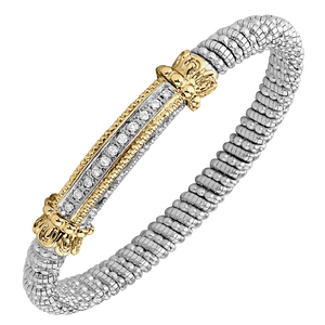 Multi-Pave Diamond Bar Bracelet by Vahan - Talisman Collection Fine Jewelers