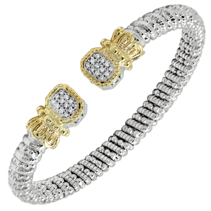 Multi-Pave Diamond Open Cuff by Vahan - Talisman Collection Fine Jewelers