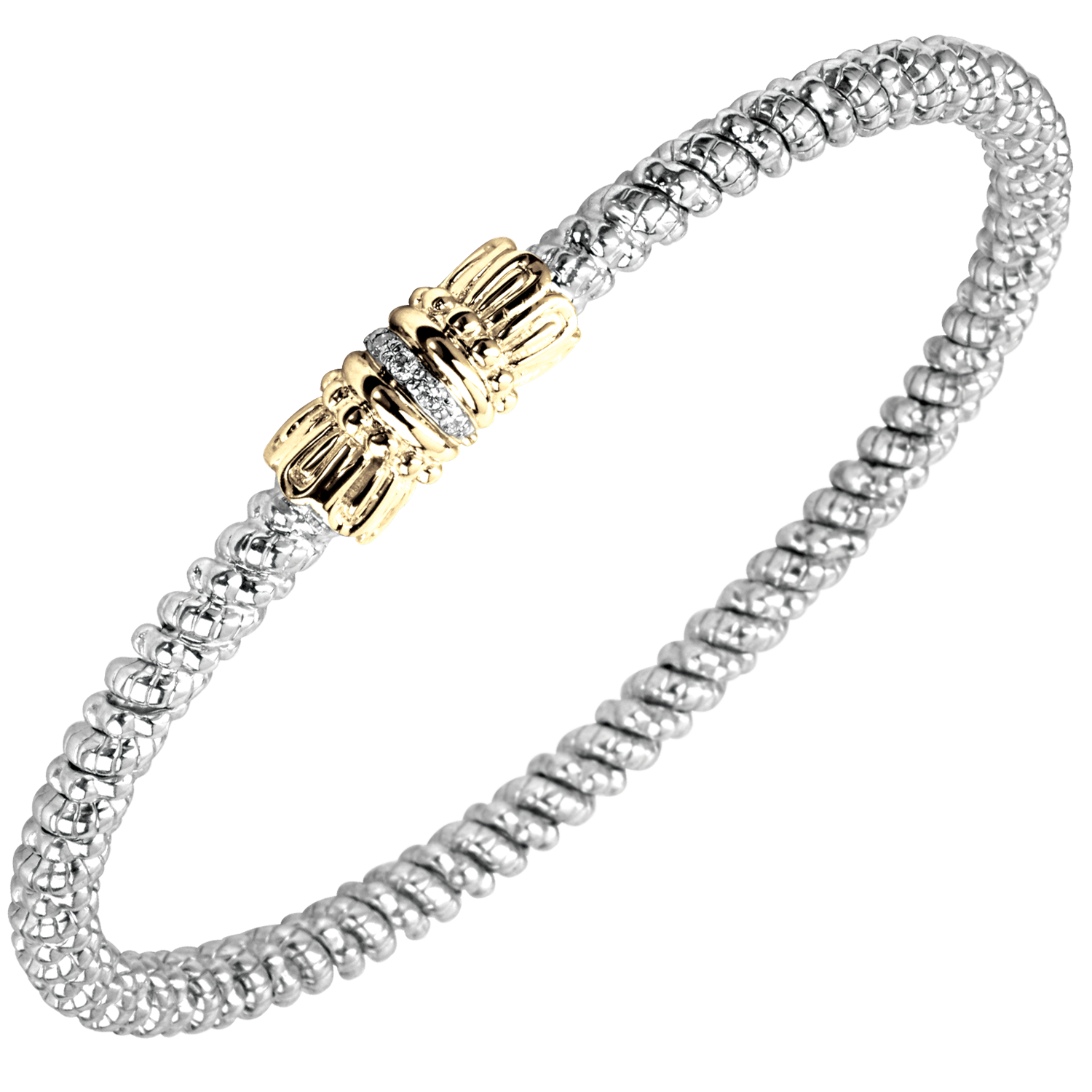 Petite Diamond Notch Bracelet by Vahan - Talisman Collection Fine Jewelers