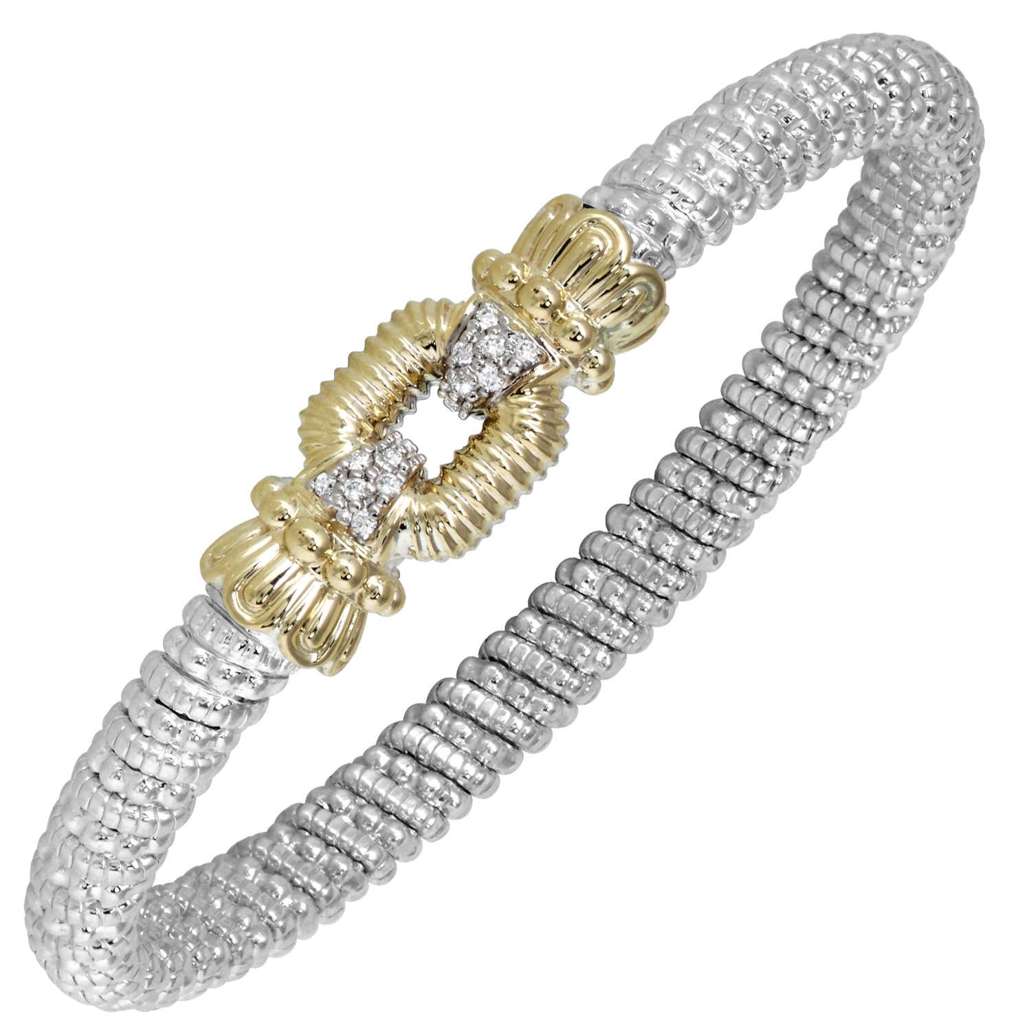 Open Square Diamond Bracelet by Vahan - Talisman Collection Fine Jewelers