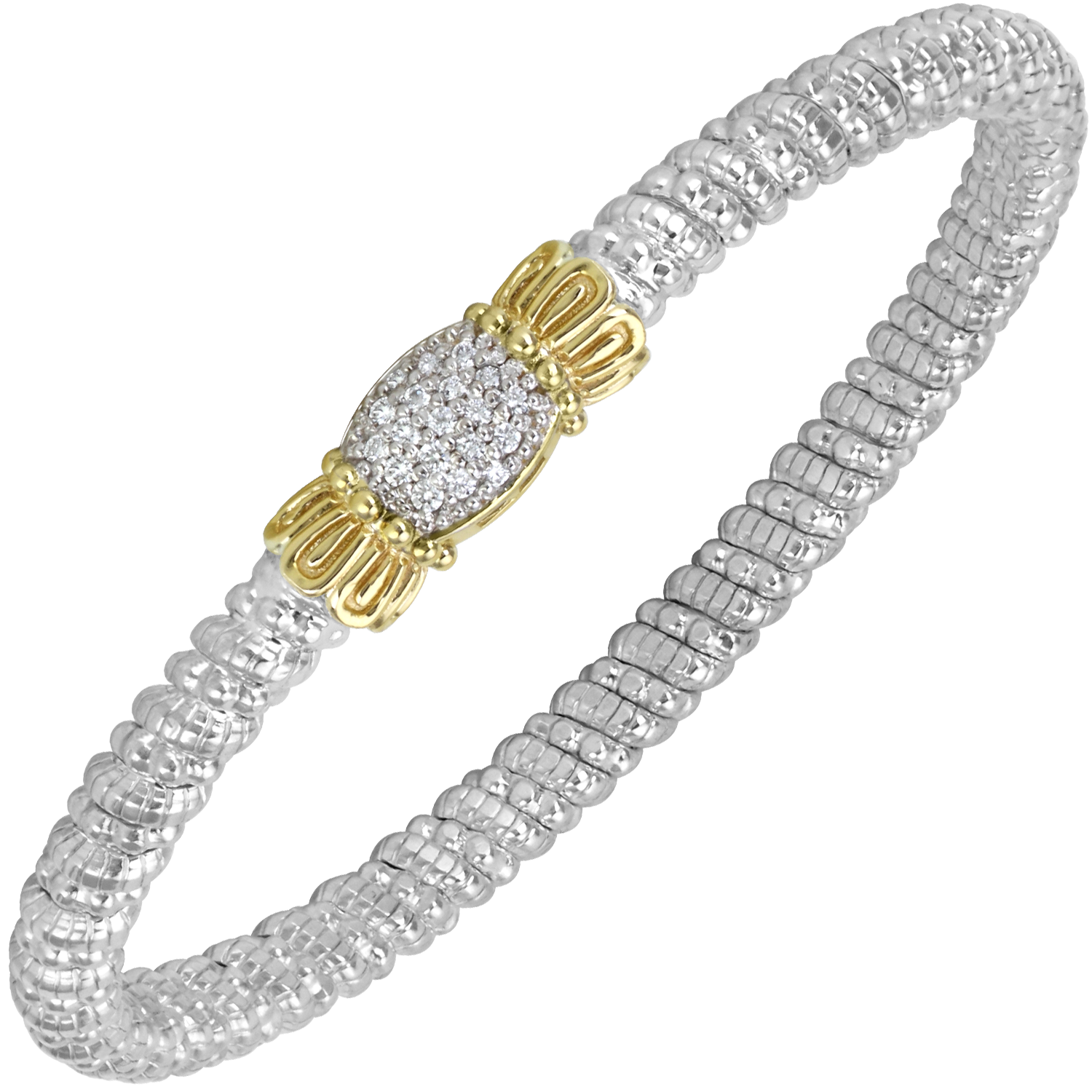 Multi-Pave Diamond Petite Bracelet by Vahan - Talisman Collection Fine Jewelers