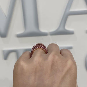 Ruby Luna Tri Ring by Gemma Couture