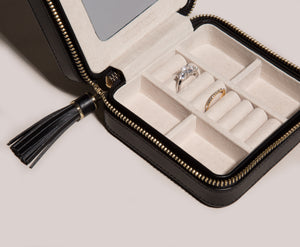 Caroline Zip Jewelry Case by Wolf