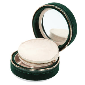 Zoe Jewelry Travel Round Case by Wolf