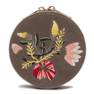 Zoe Jewelry Travel Round Case by Wolf