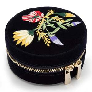 Zoe Jewelry Travel Round Case by Wolf