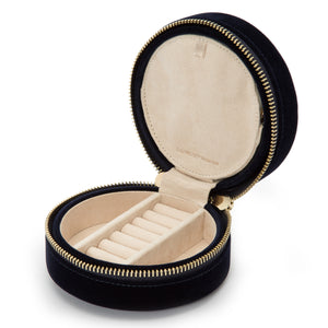 Zoe Jewelry Travel Round Case by Wolf