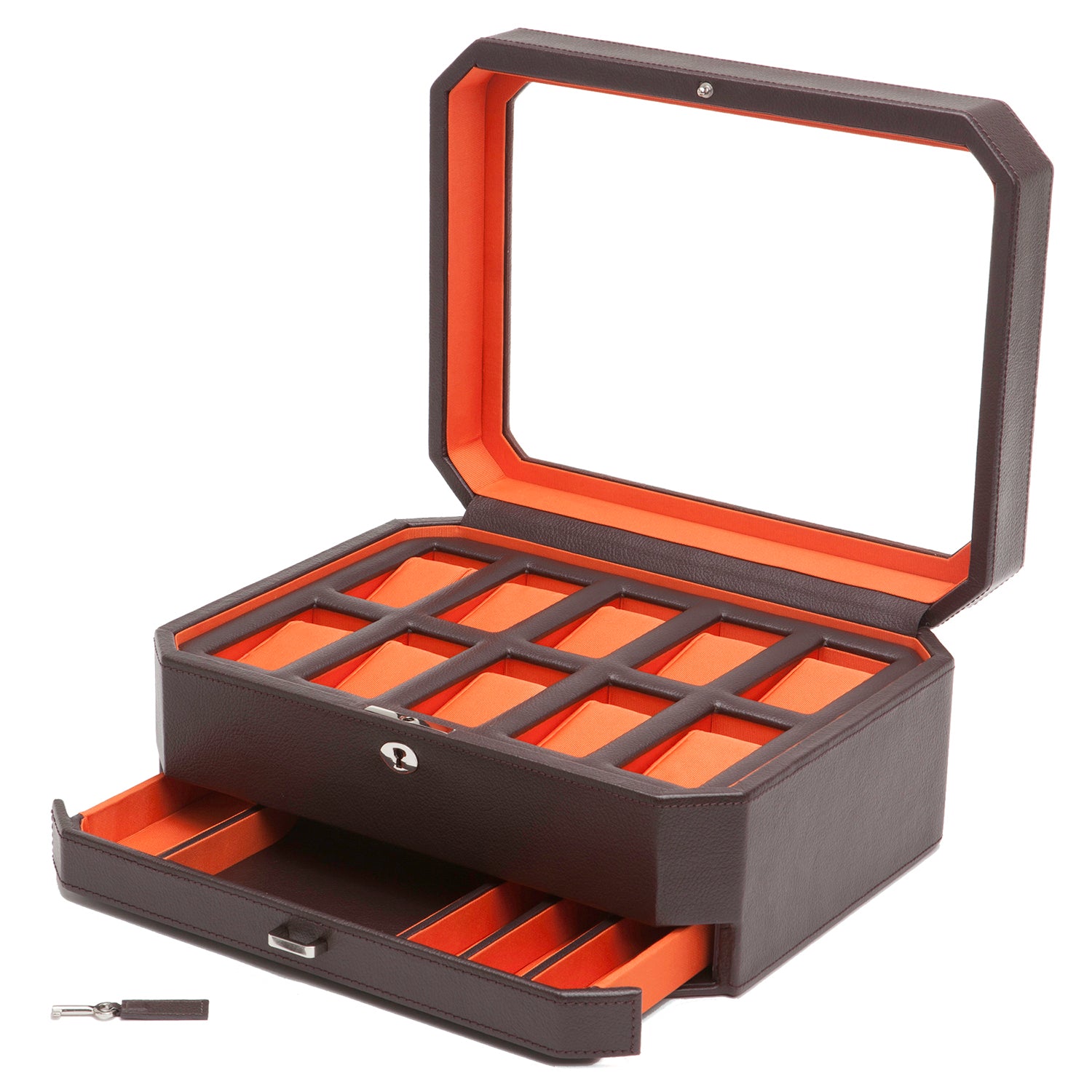 Windsor 10 Piece Watch Box w/ Drawer by Wolf