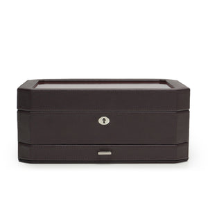 Windsor 10 Piece Watch Box w/ Drawer by Wolf