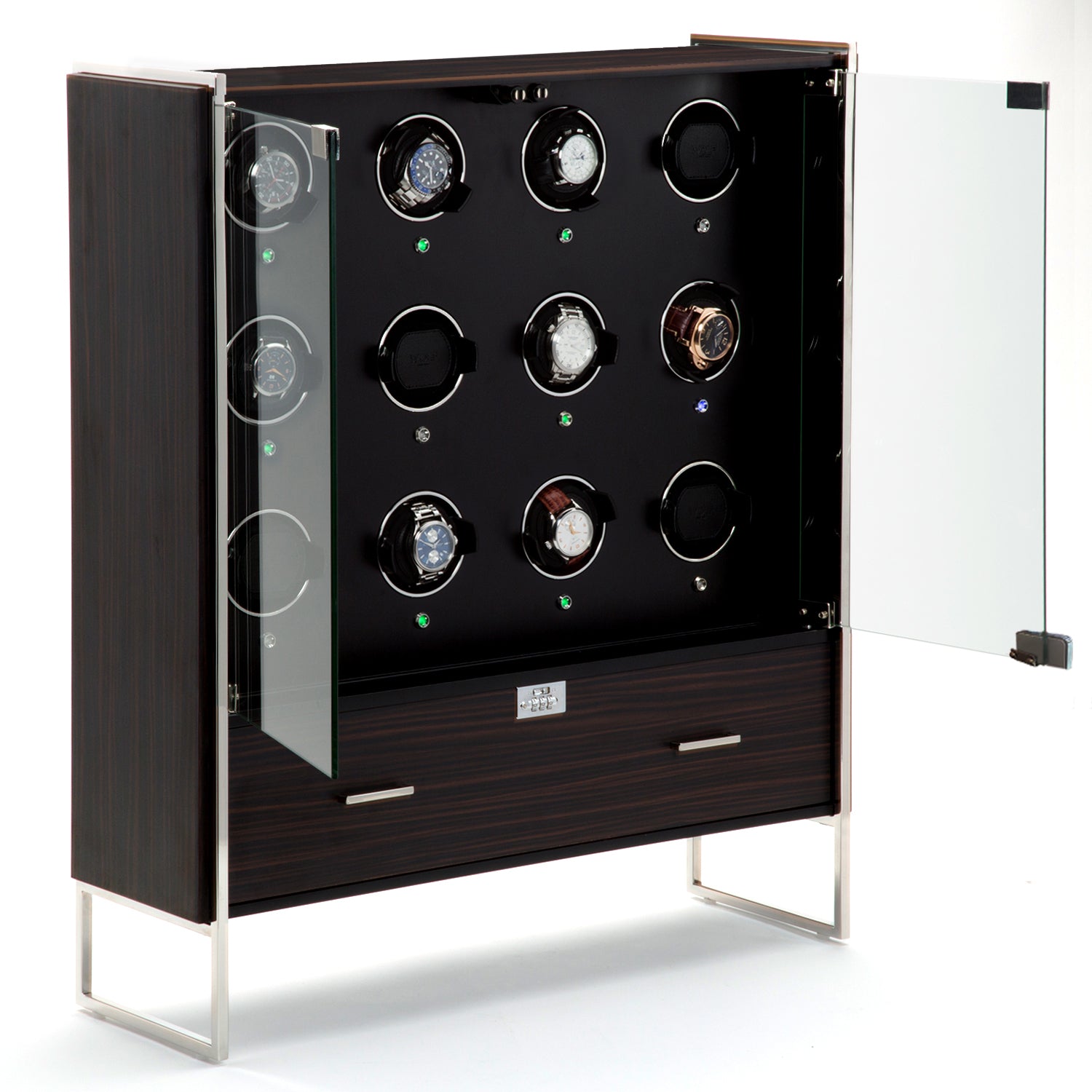 Regent 12 Piece Watch Winder Cabinet by Wolf