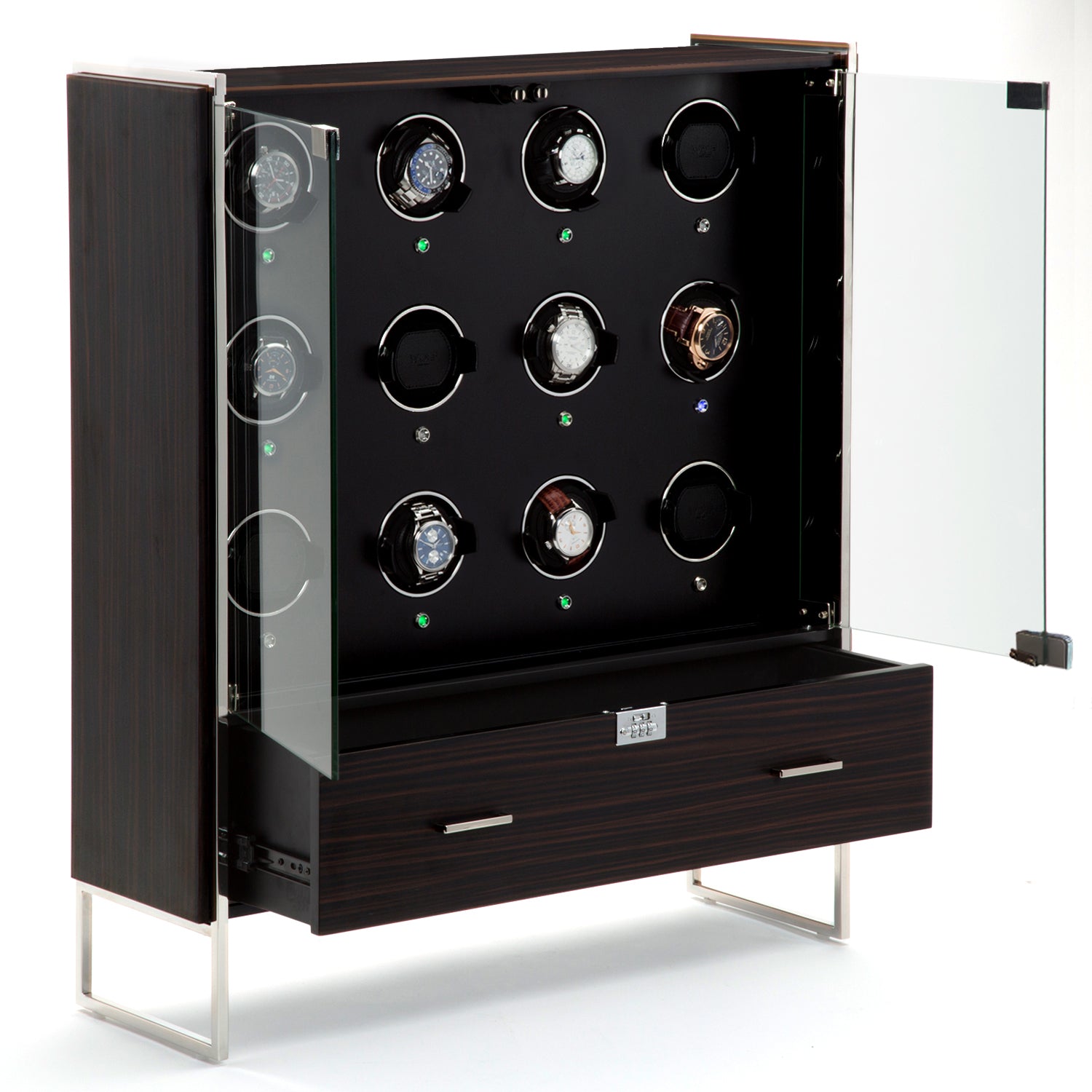 Regent 12 Piece Watch Winder Cabinet by Wolf