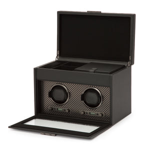 Axis Double Watch Winder by Wolf