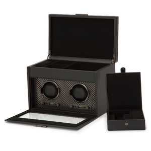 Axis Double Watch Winder by Wolf