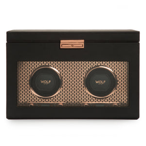Axis Double Watch Winder by Wolf