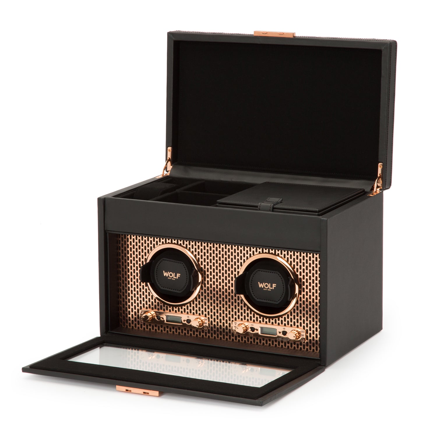 Axis Double Watch Winder by Wolf