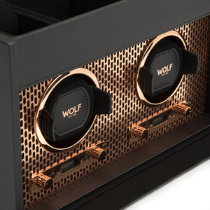 Axis Double Watch Winder by Wolf