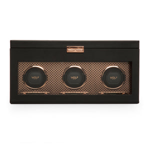 Axis Triple Watch Winder by Wolf