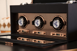 Axis Triple Watch Winder by Wolf