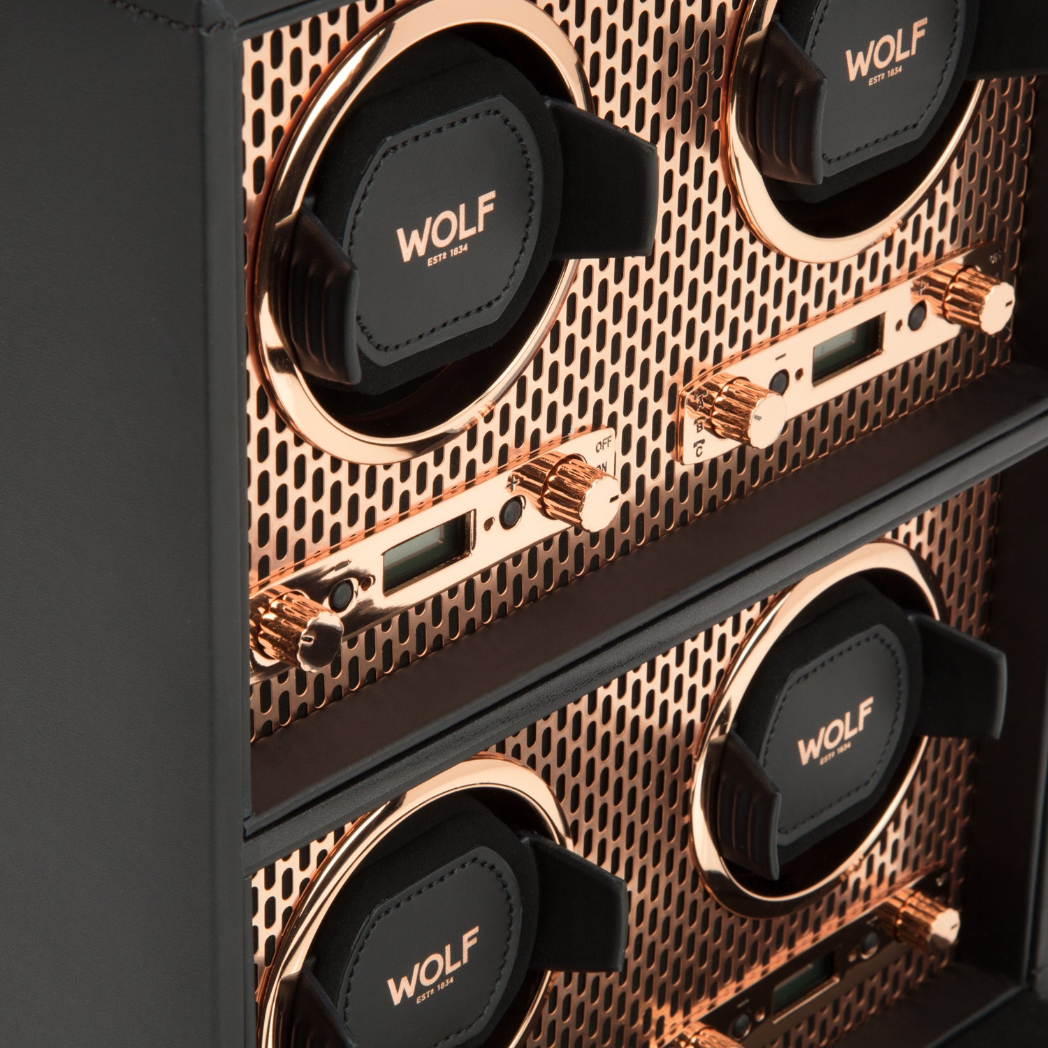 Axis 4 Piece Watch Winder by Wolf