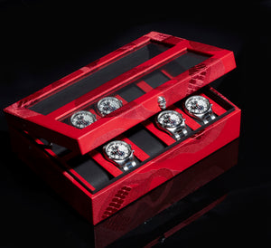 Memento Mori 10 Piece Watch Box by Wolf