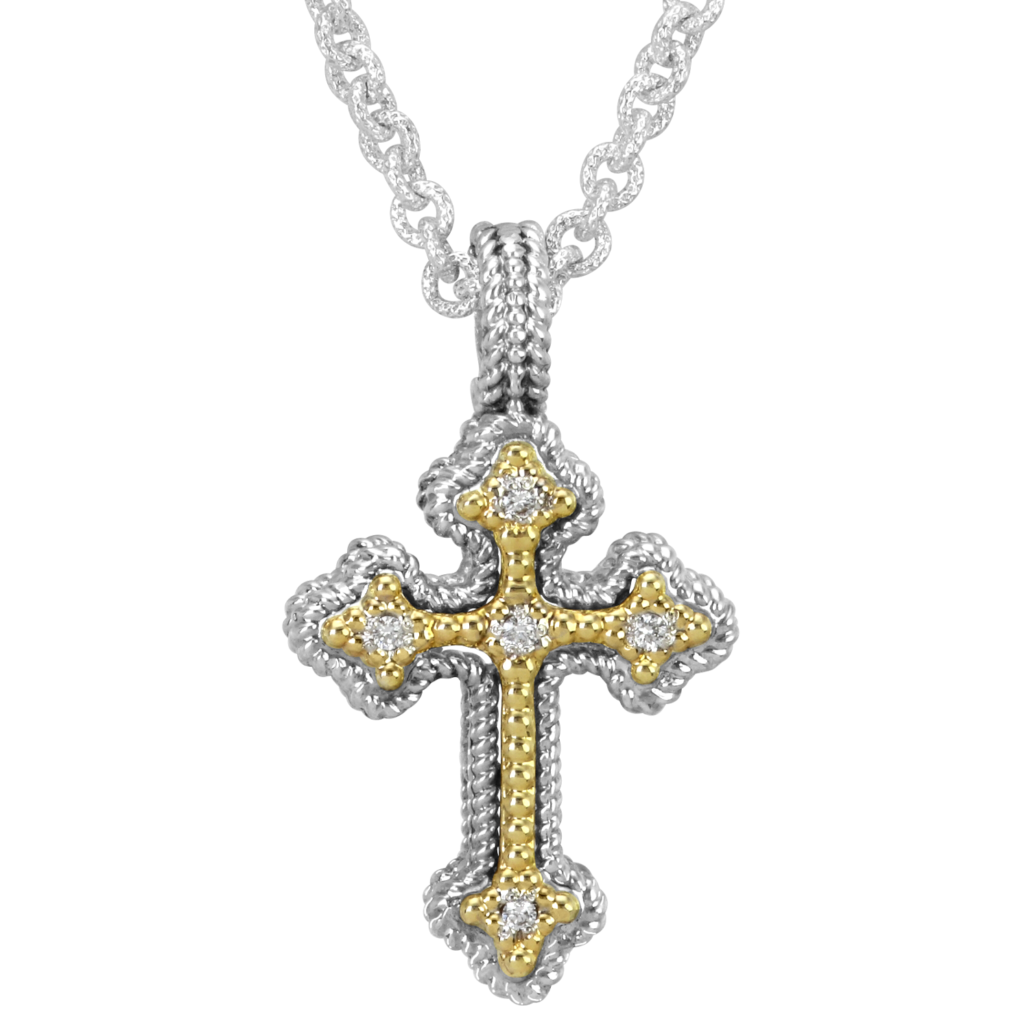 Diamond Nuvo Cross by Vahan - Talisman Collection Fine Jewelers