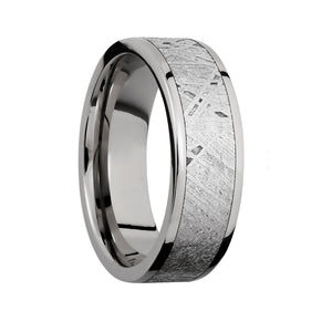 Classic Meteorite Inlay Men's Band - Talisman Collection Fine Jewelers