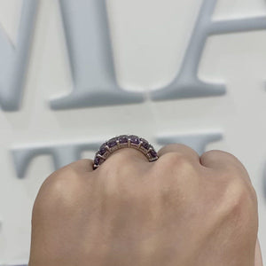 Amethyst Eternity Band by Gemma Couture
