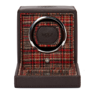 WM Brown Single Watch Winder by Wolf