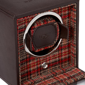 WM Brown Single Watch Winder by Wolf