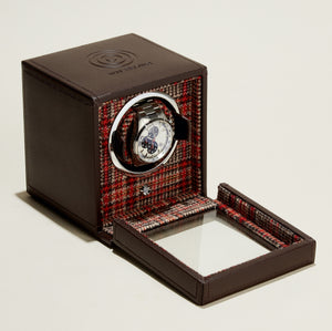 WM Brown Single Watch Winder by Wolf