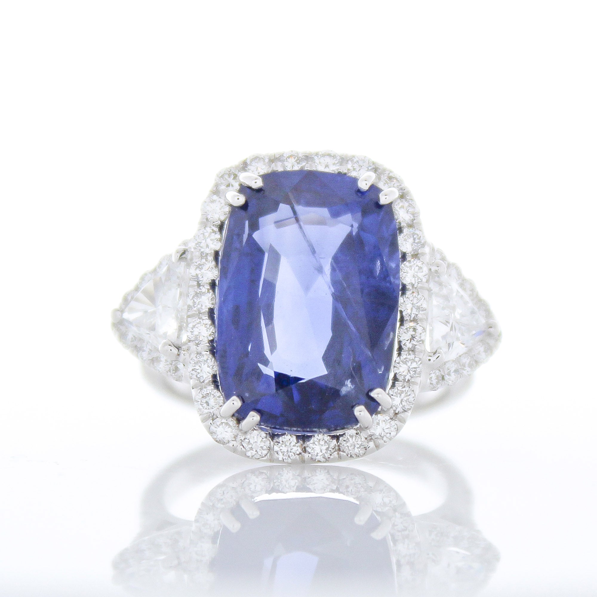 Sapphire and Diamond Aria Ring