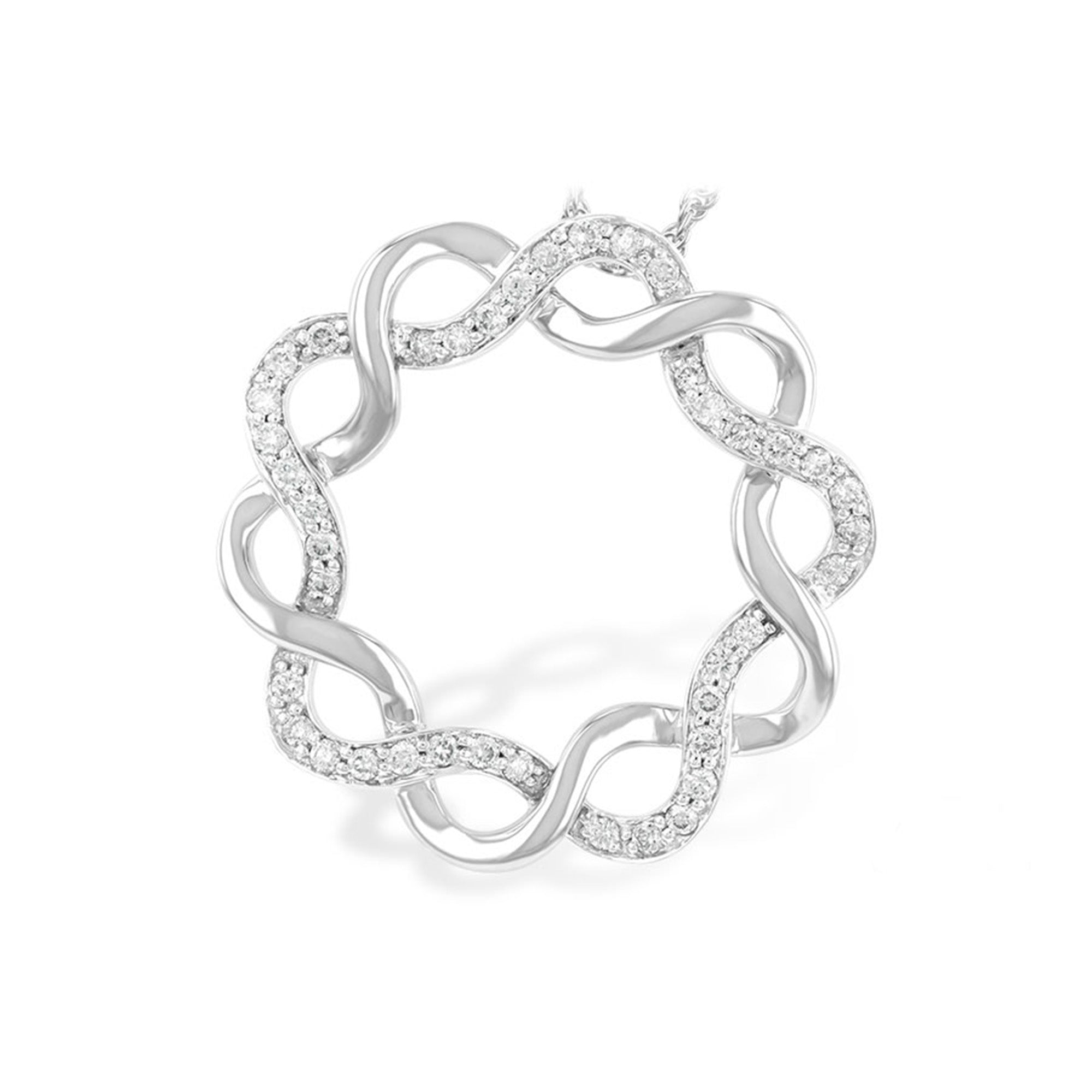 Diamond Eternal Wreath Necklace - Talisman Collection Fine Jewelers