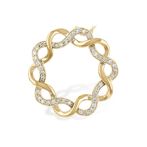 Diamond Eternal Wreath Necklace - Talisman Collection Fine Jewelers