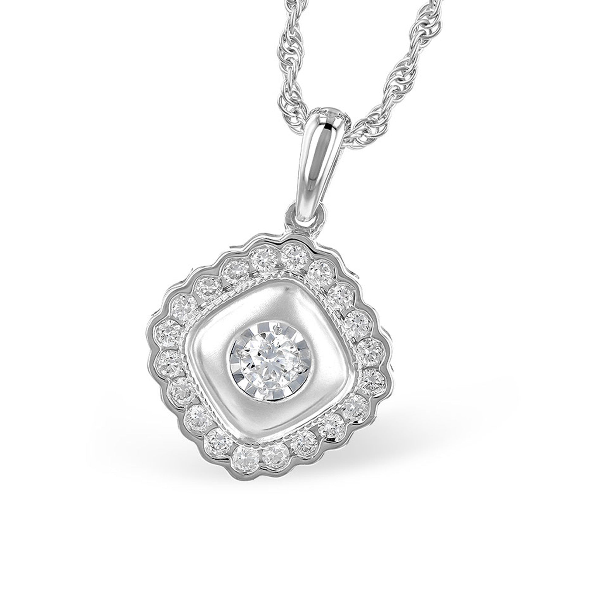 Diamond Scallop Necklace - Talisman Collection Fine Jewelers