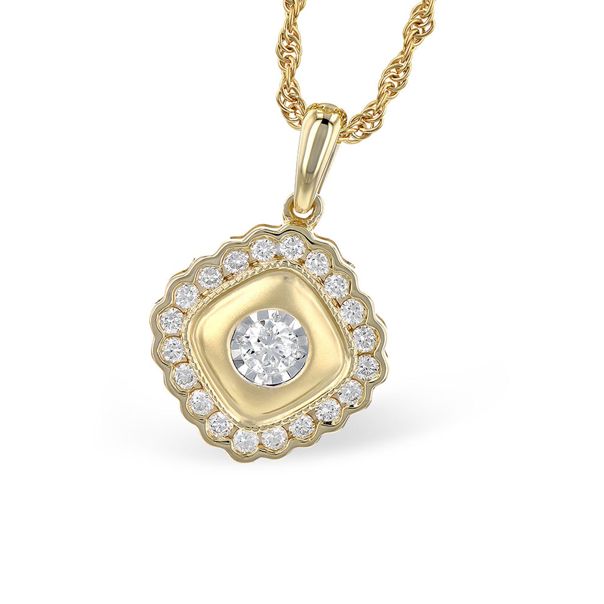Diamond Scallop Necklace - Talisman Collection Fine Jewelers