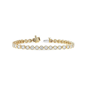 Bezel-Set Diamond Line Bracelet, 2.00 Carats - Talisman Collection Fine Jewelers