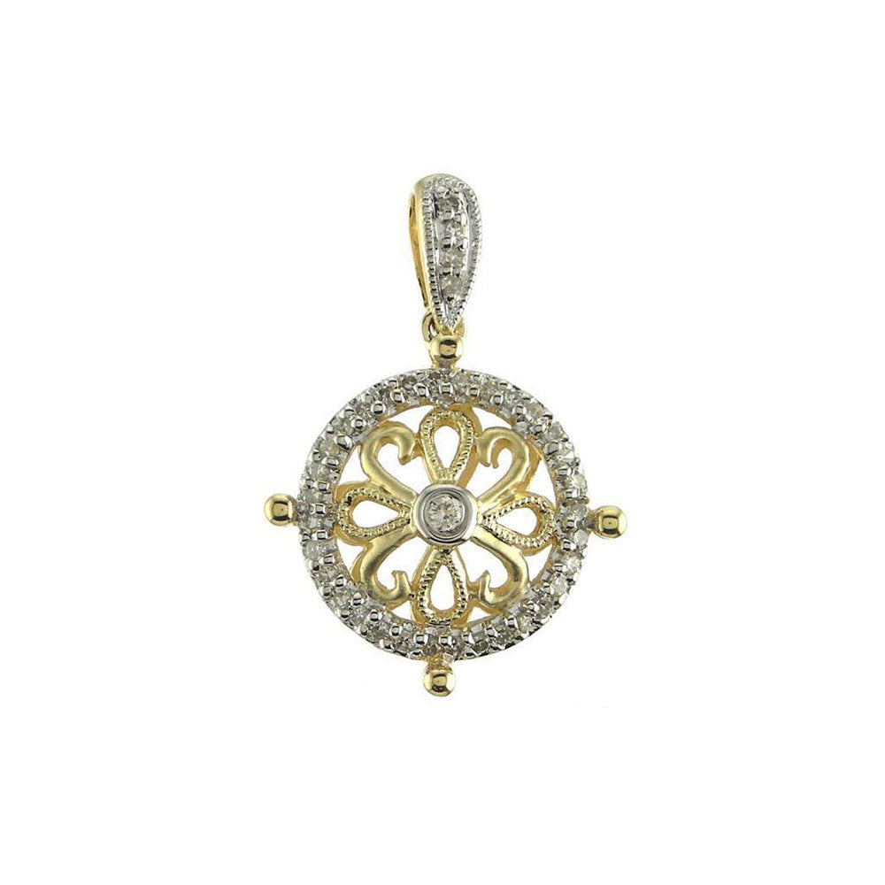 Diamond Celeste Necklace in 14k Yellow Gold